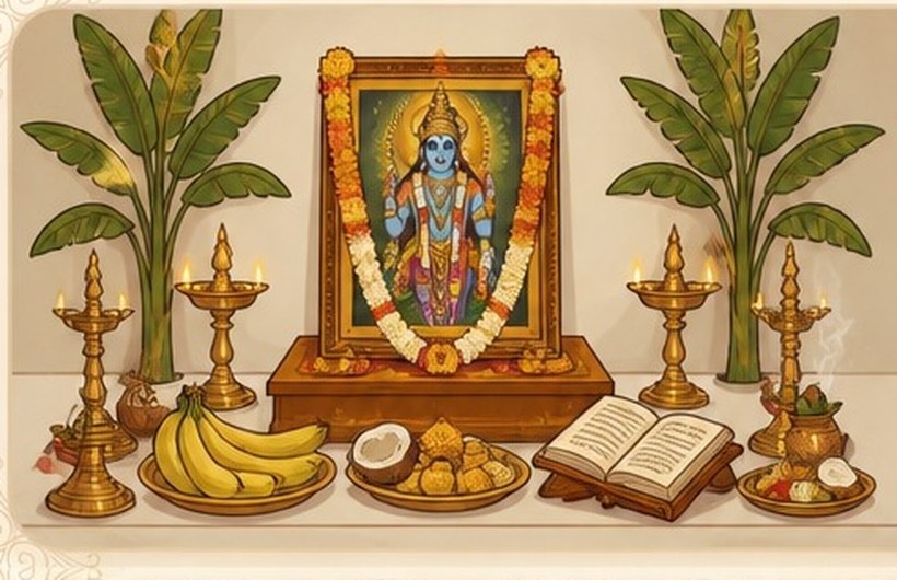 Satyanarayana Vratam puja